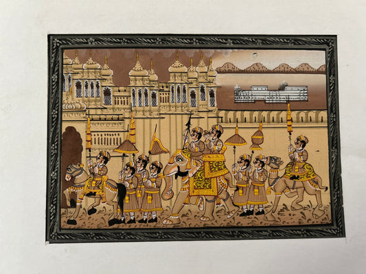 Traditional Rajasthani Miniature Painting