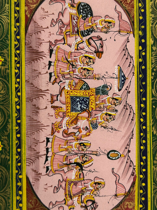 Traditional Rajasthani Miniature painting