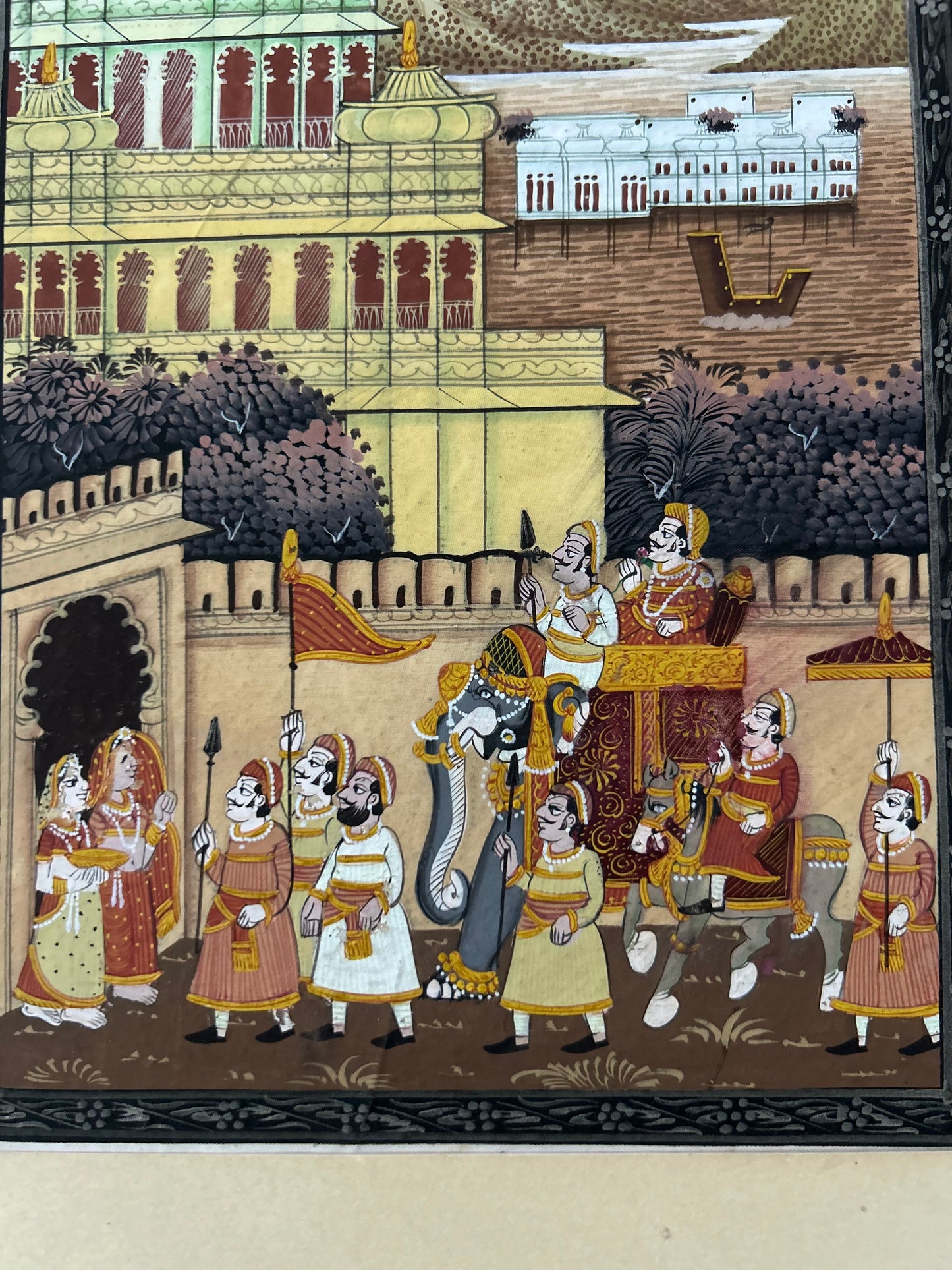 Traditional Rajasthani Miniature Painting