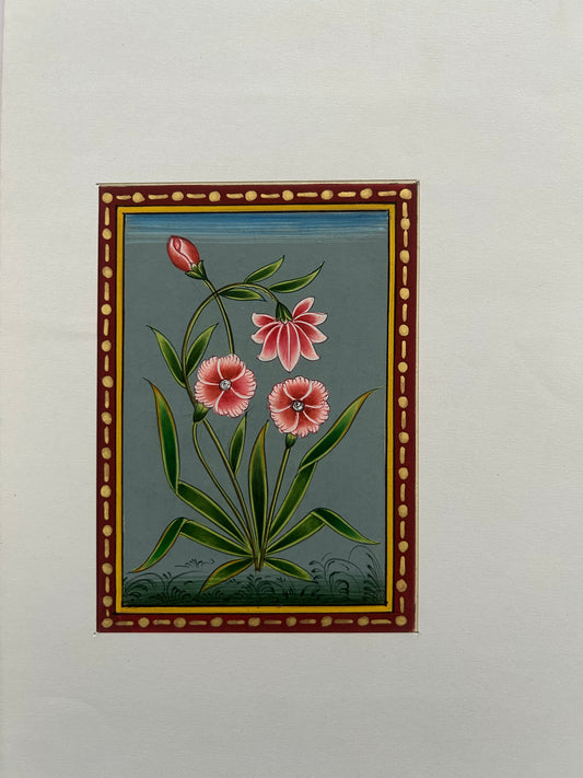 Hand-painted Miniature flowers