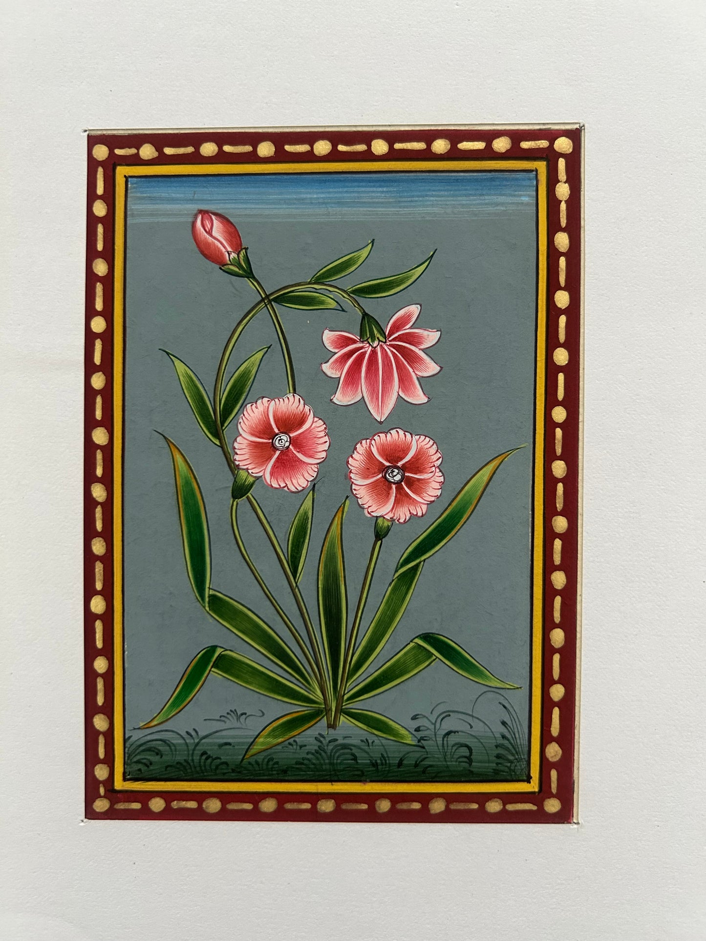 Hand-painted Miniature flowers