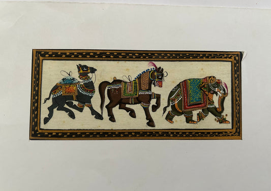 Indian Miniature Animal Painting