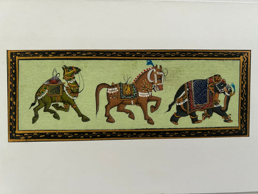 Indian Miniature Animal Painting