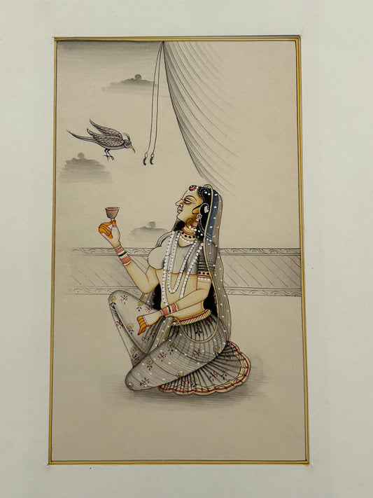 Mughal Style Nayikas or court Ladies