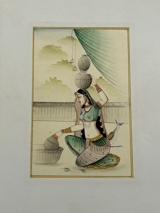 Mughal Style Nayikas or court Ladies