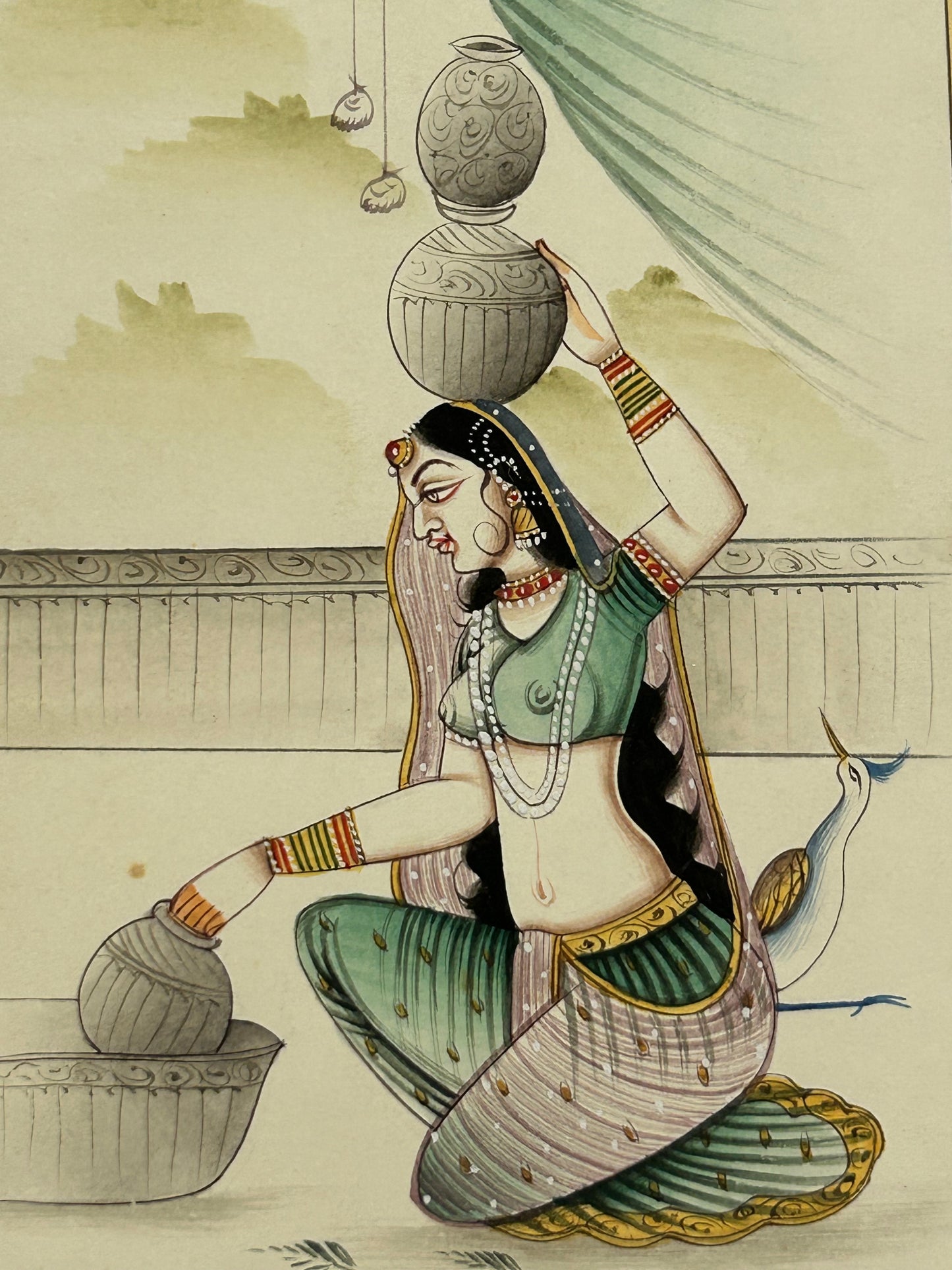 Mughal Style Nayikas or court Ladies