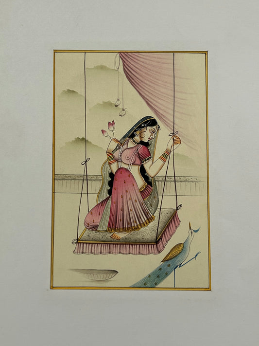 Mughal Style Nayikas or court Ladies