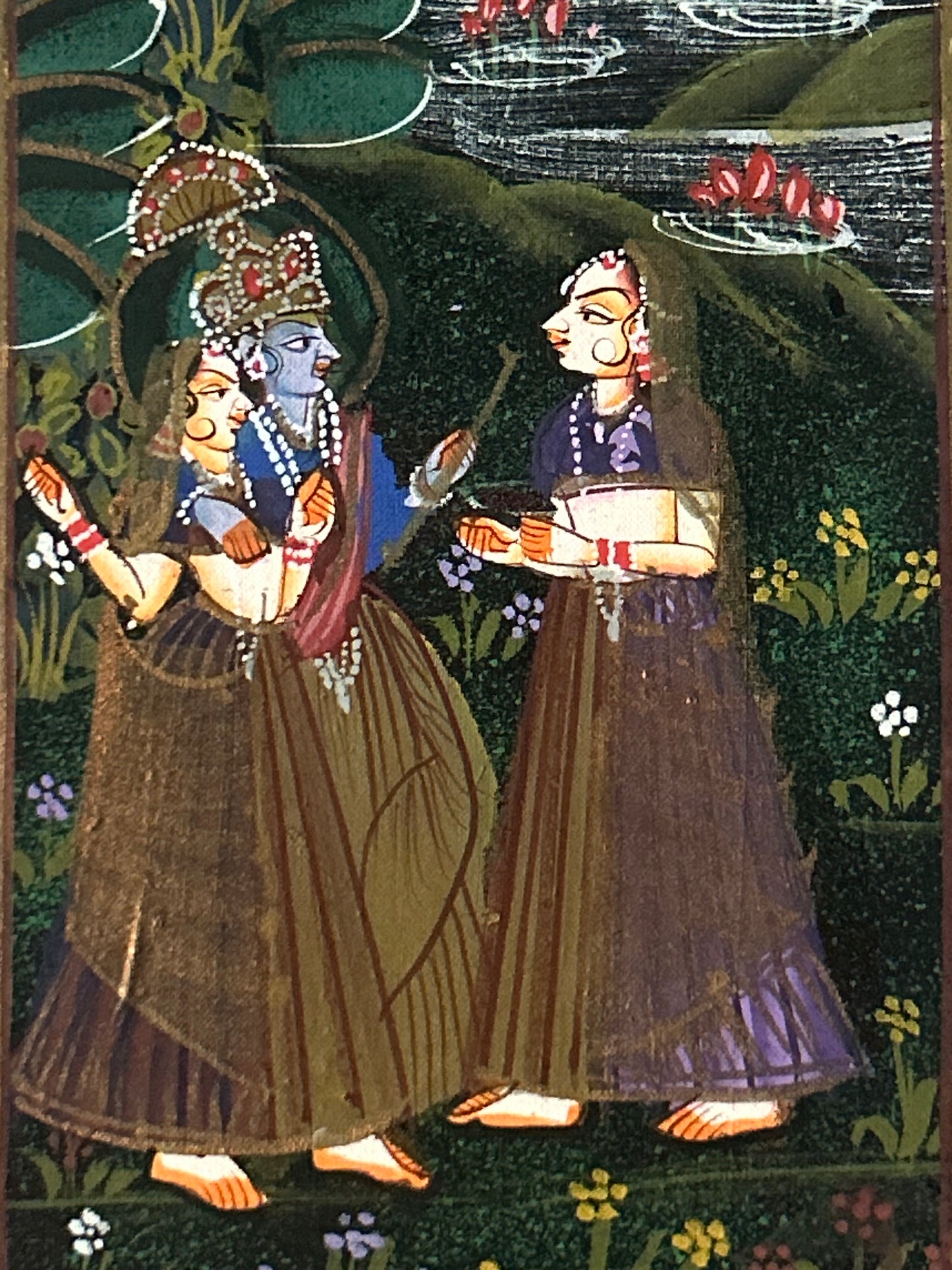 Krishna Indian Miniature Painting