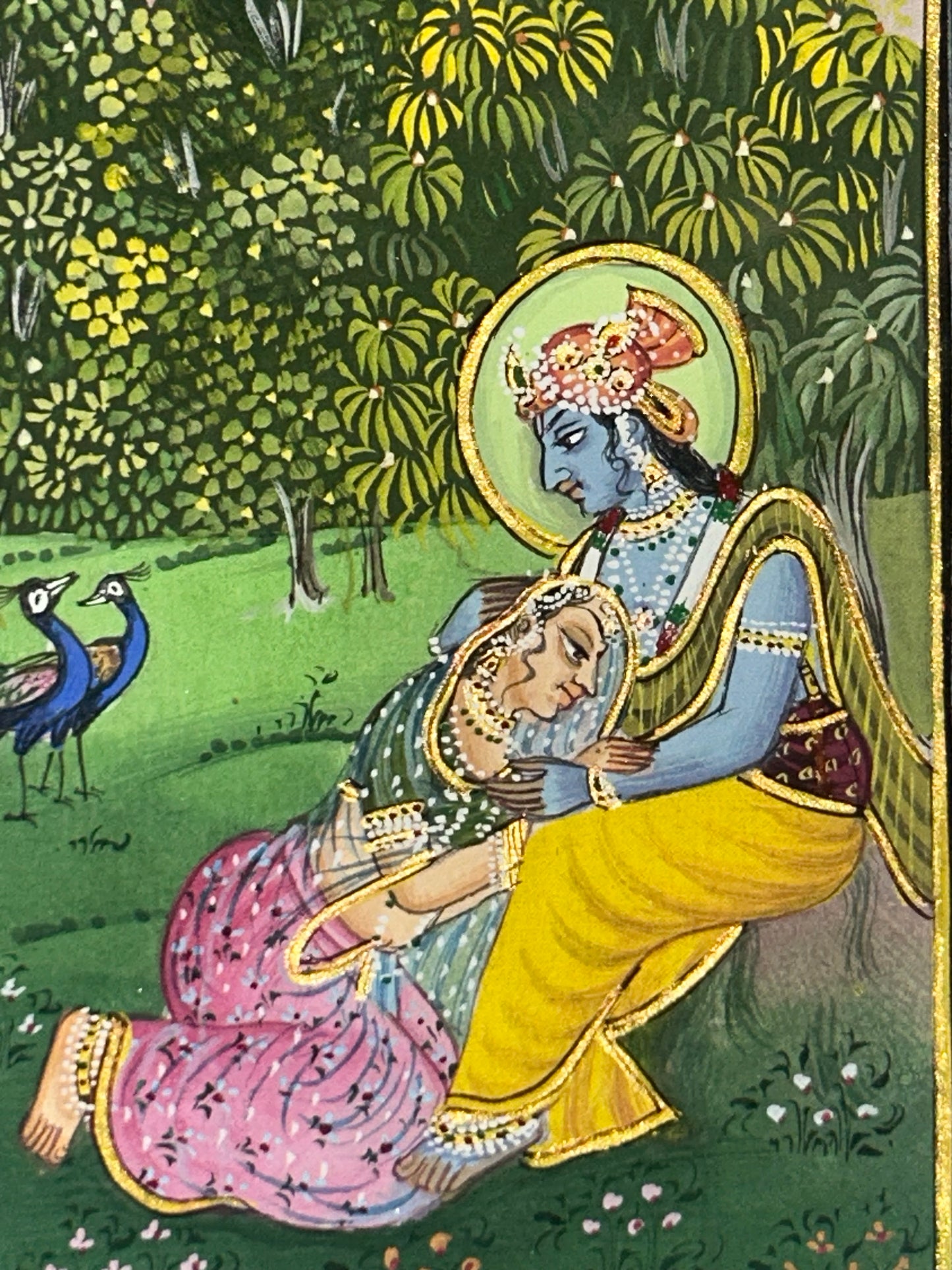 Krishna Indian Miniature Painting