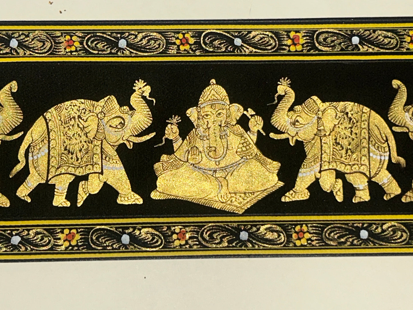 Rajasthani Miniature Border Painting - Royal Animals