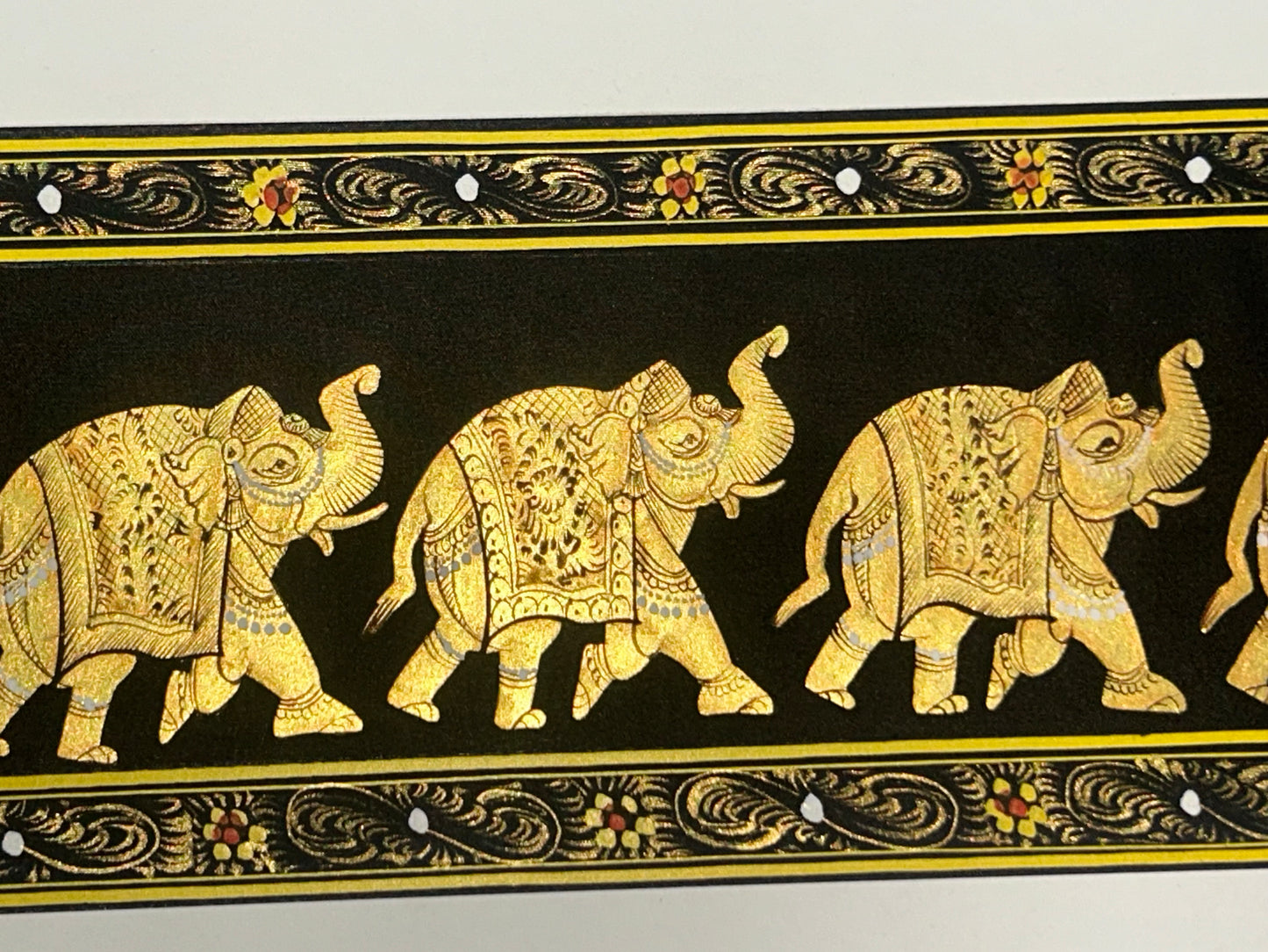Rajasthani Miniature Border Painting - Royal Animals