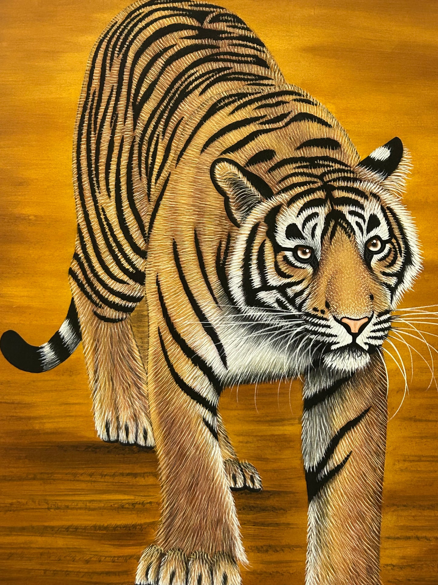Tiger Portrait Pichwai Painting 4