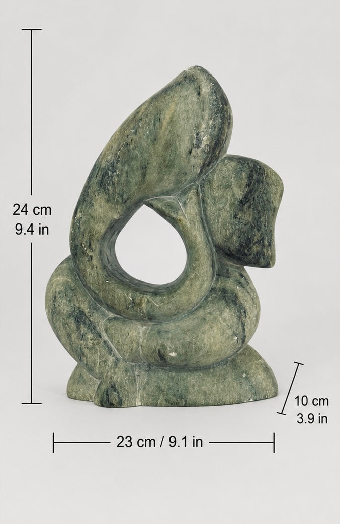 Abstract Lord Ganesha Flow Sculpture
