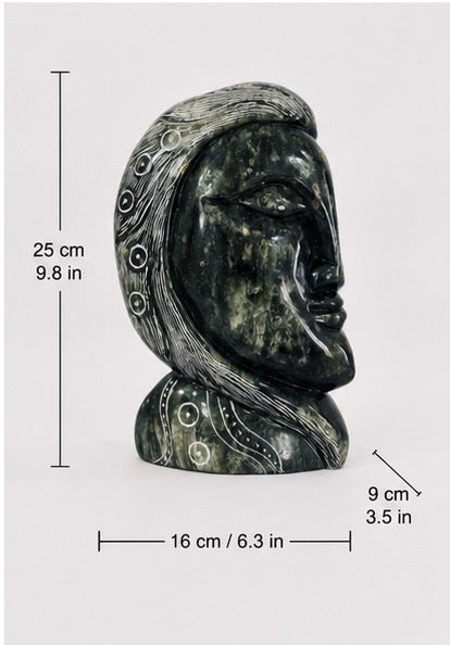 Celestial Face Sculpture