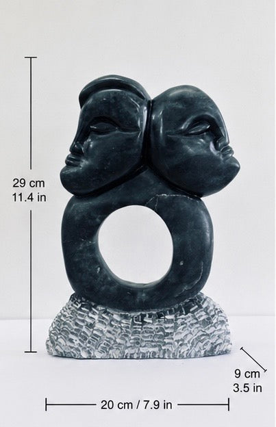 Dual Souls Abstract Sculpture