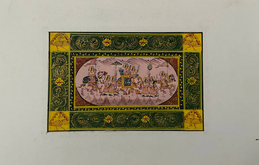 Traditional Rajasthani Miniature painting