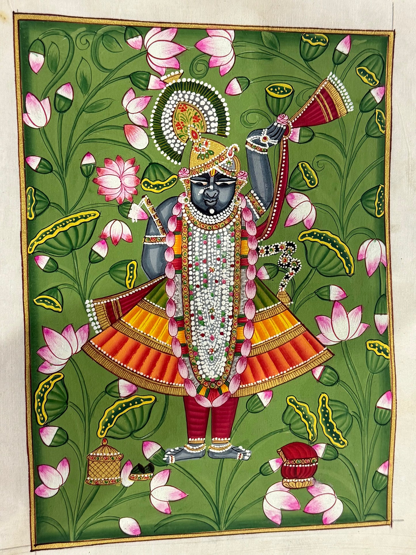 Shreenath Ji Pichwai Painting