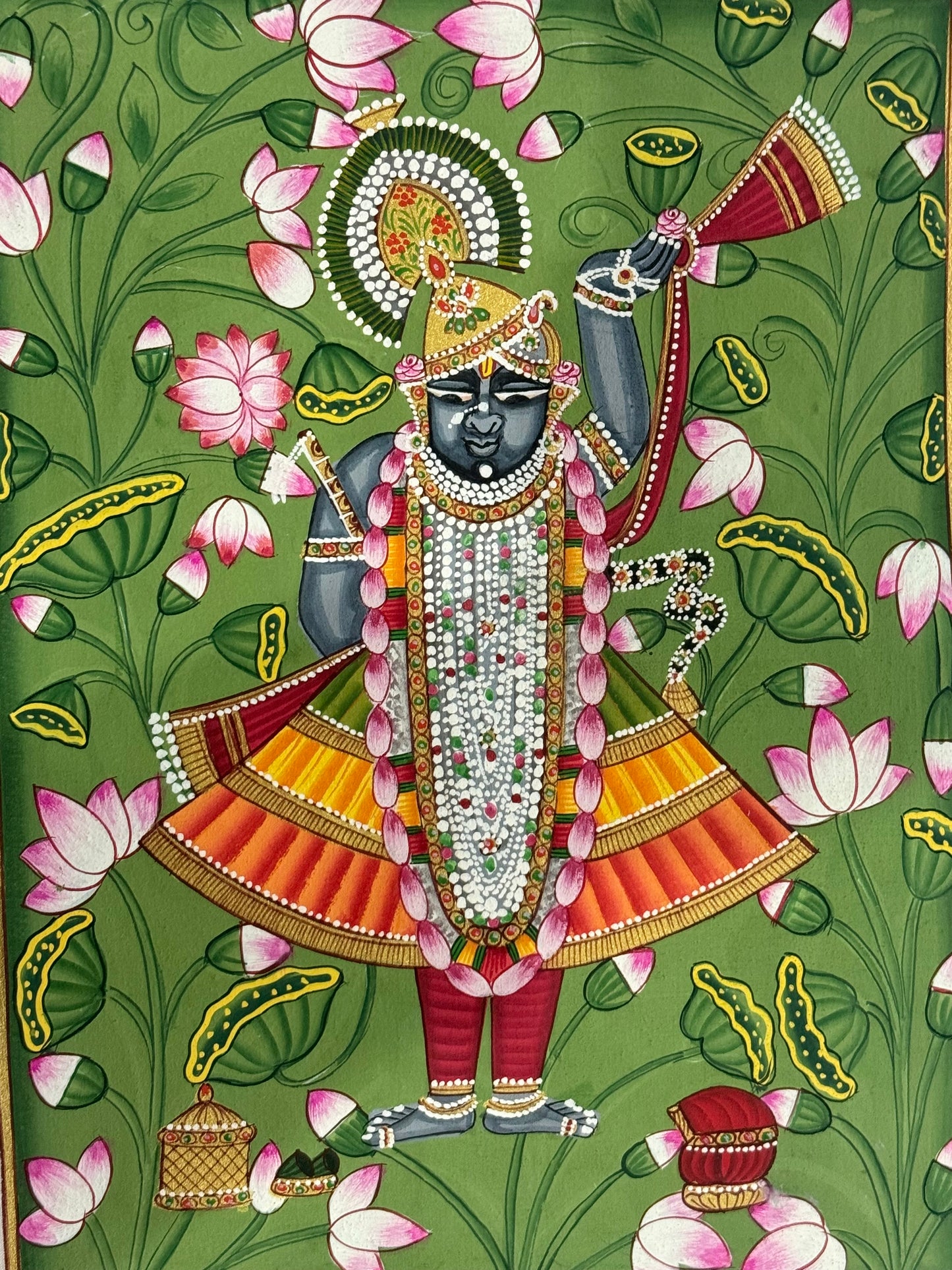 Shreenath Ji Pichwai Painting