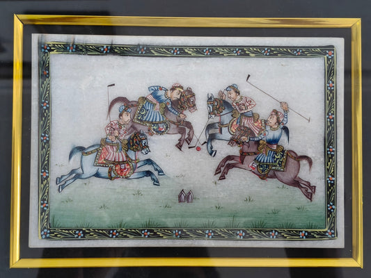 Royal Polo Match Miniature Painting