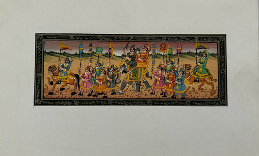 Traditional Rajasthani Miniature Painting