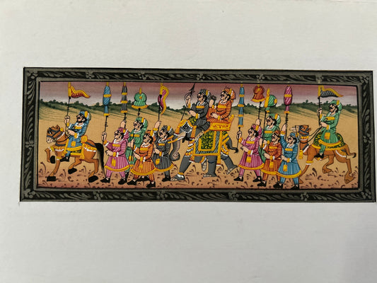 Traditional Rajasthani Miniature Painting