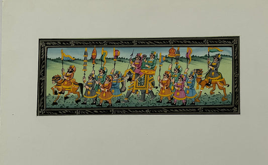 Traditional Rajasthani Miniature Painting