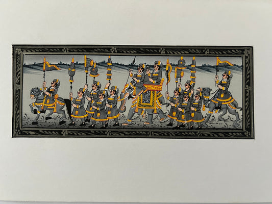 Traditional Rajasthani Miniature Painting