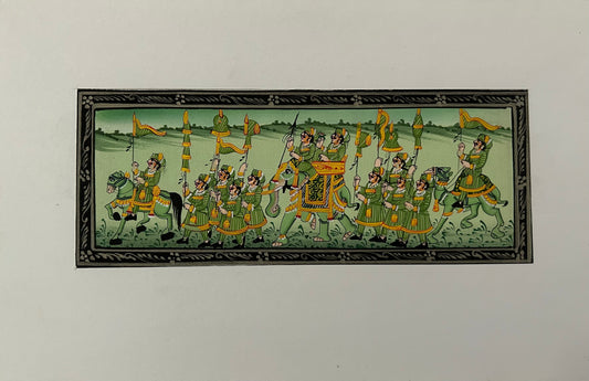 Traditional Rajasthani Miniature Painting