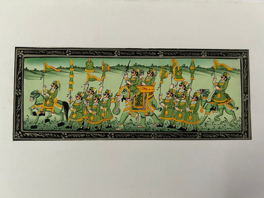 Traditional Rajasthani Miniature Painting