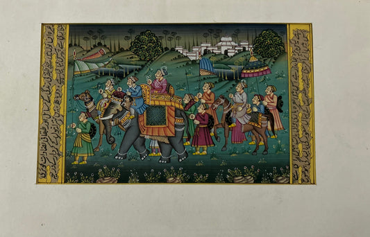 Traditional Rajasthani Miniature Painting