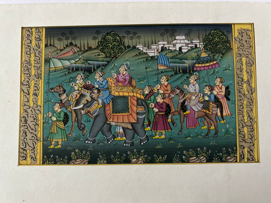 Traditional Rajasthani Miniature Painting