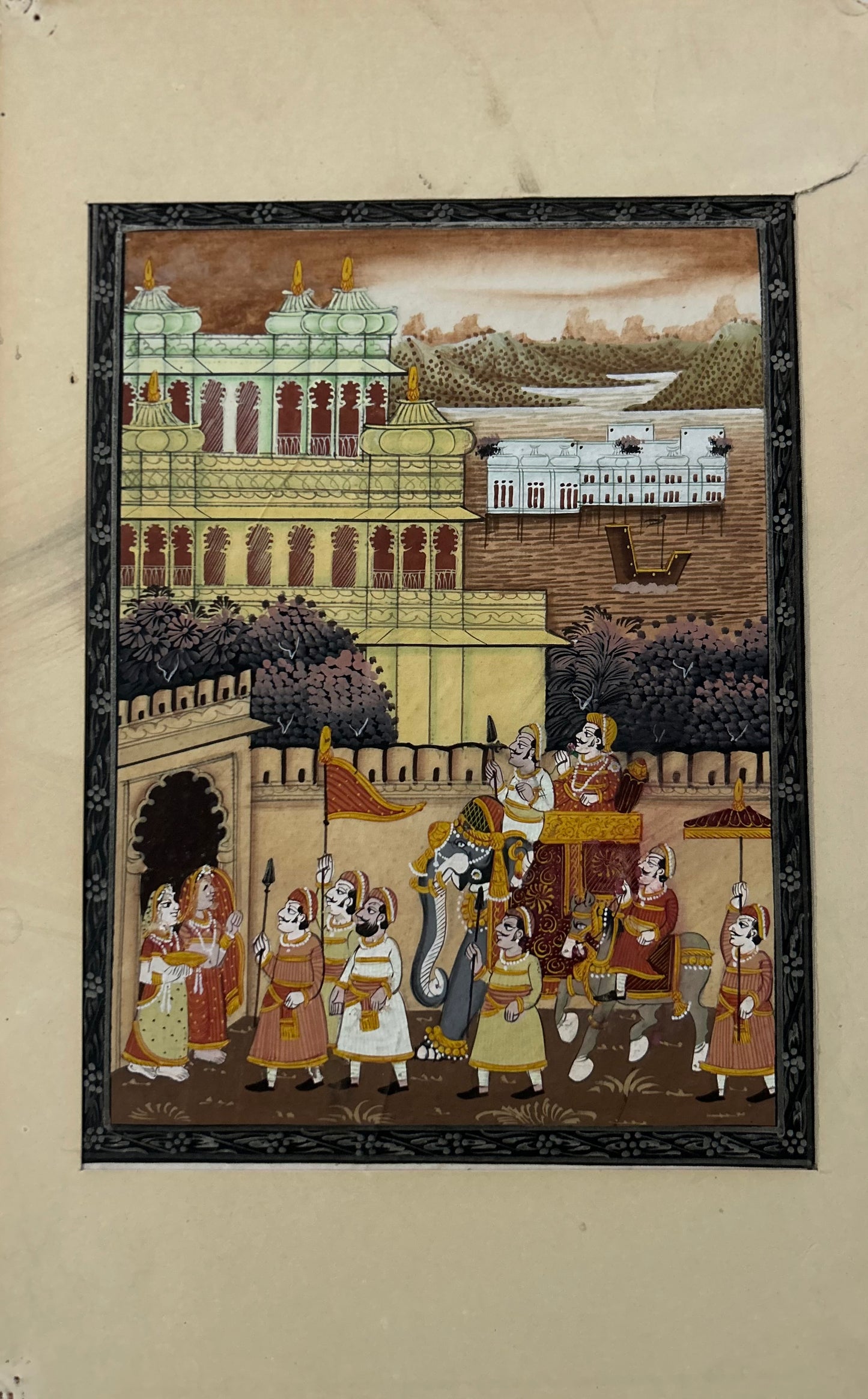 Traditional Rajasthani Miniature Painting