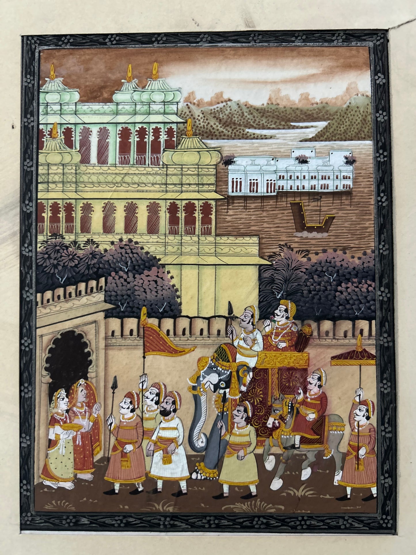 Traditional Rajasthani Miniature Painting