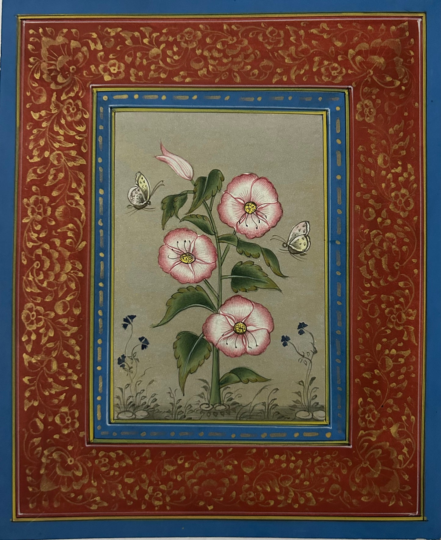 Hand-painted  Miniature flowers