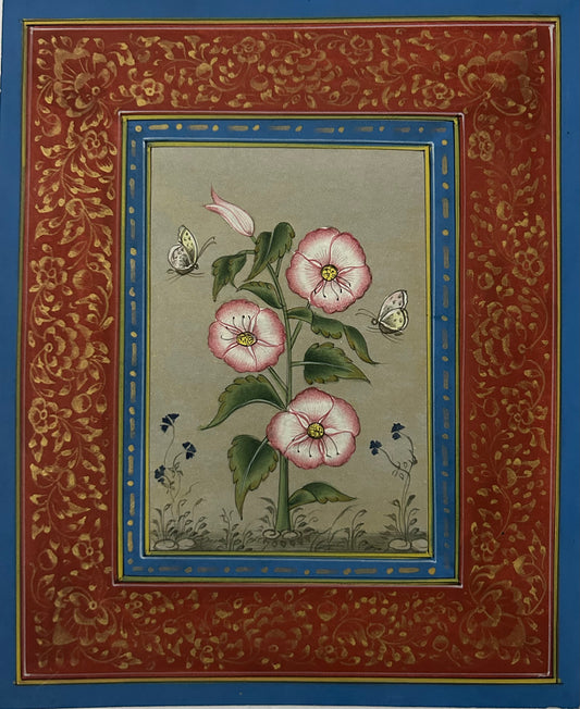 Hand-painted  Miniature flowers
