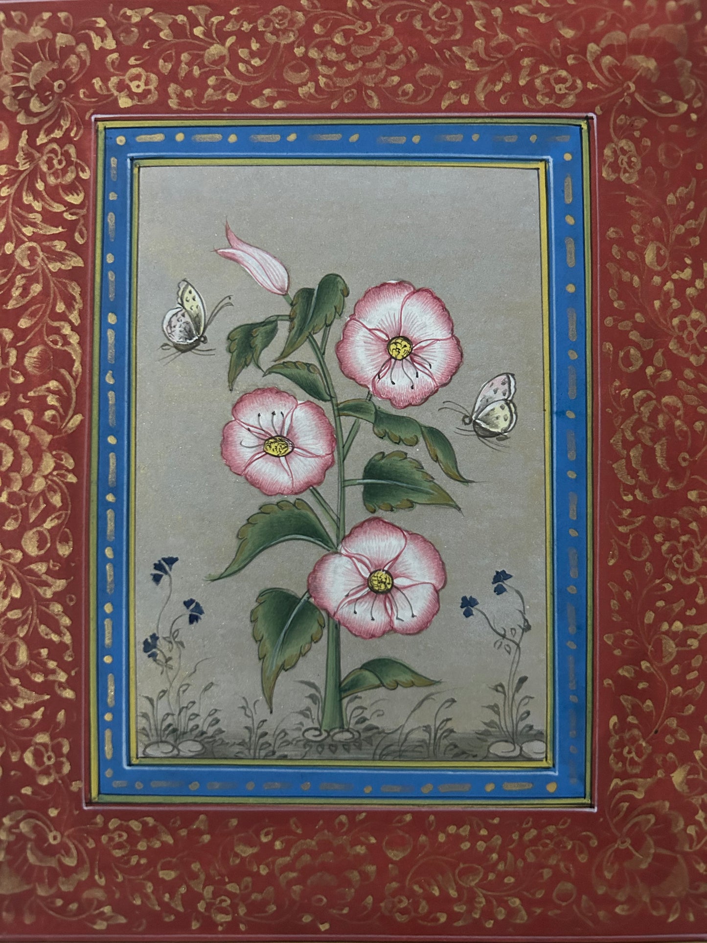 Hand-painted  Miniature flowers