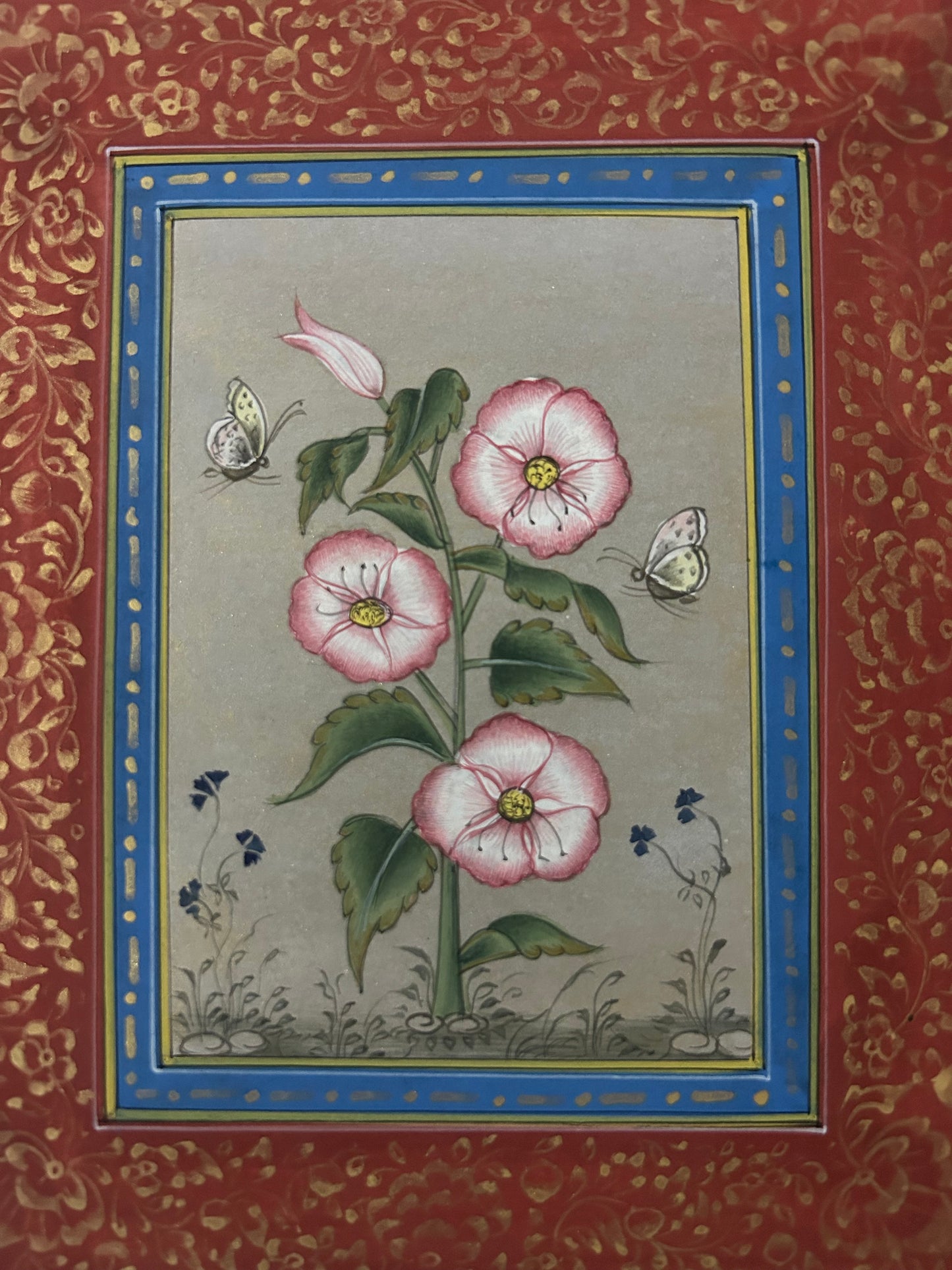 Hand-painted  Miniature flowers
