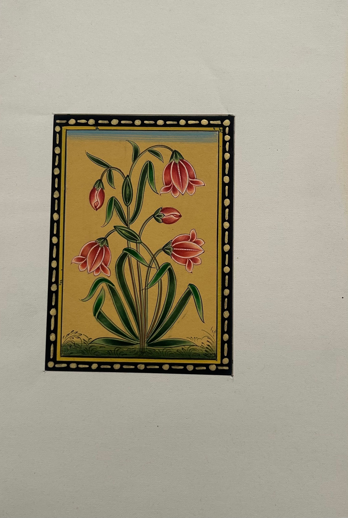Hand-painted  Miniature flowers