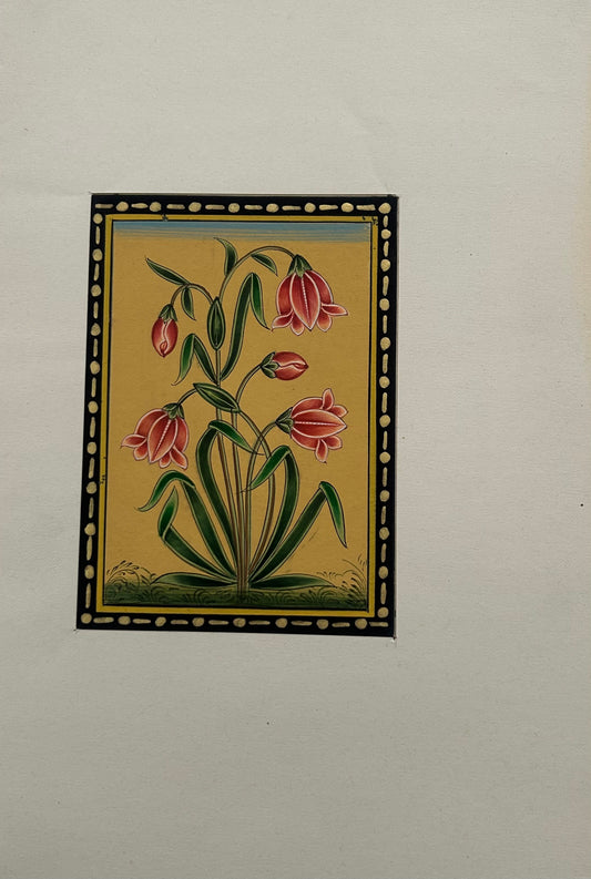 Hand-painted  Miniature flowers