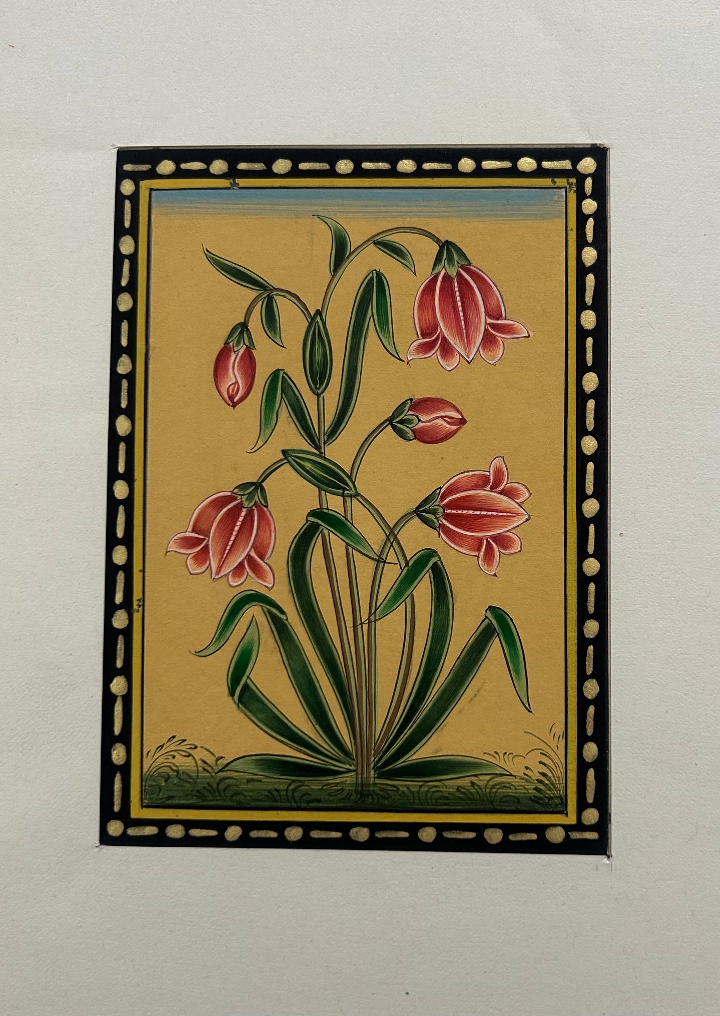 Hand-painted  Miniature flowers