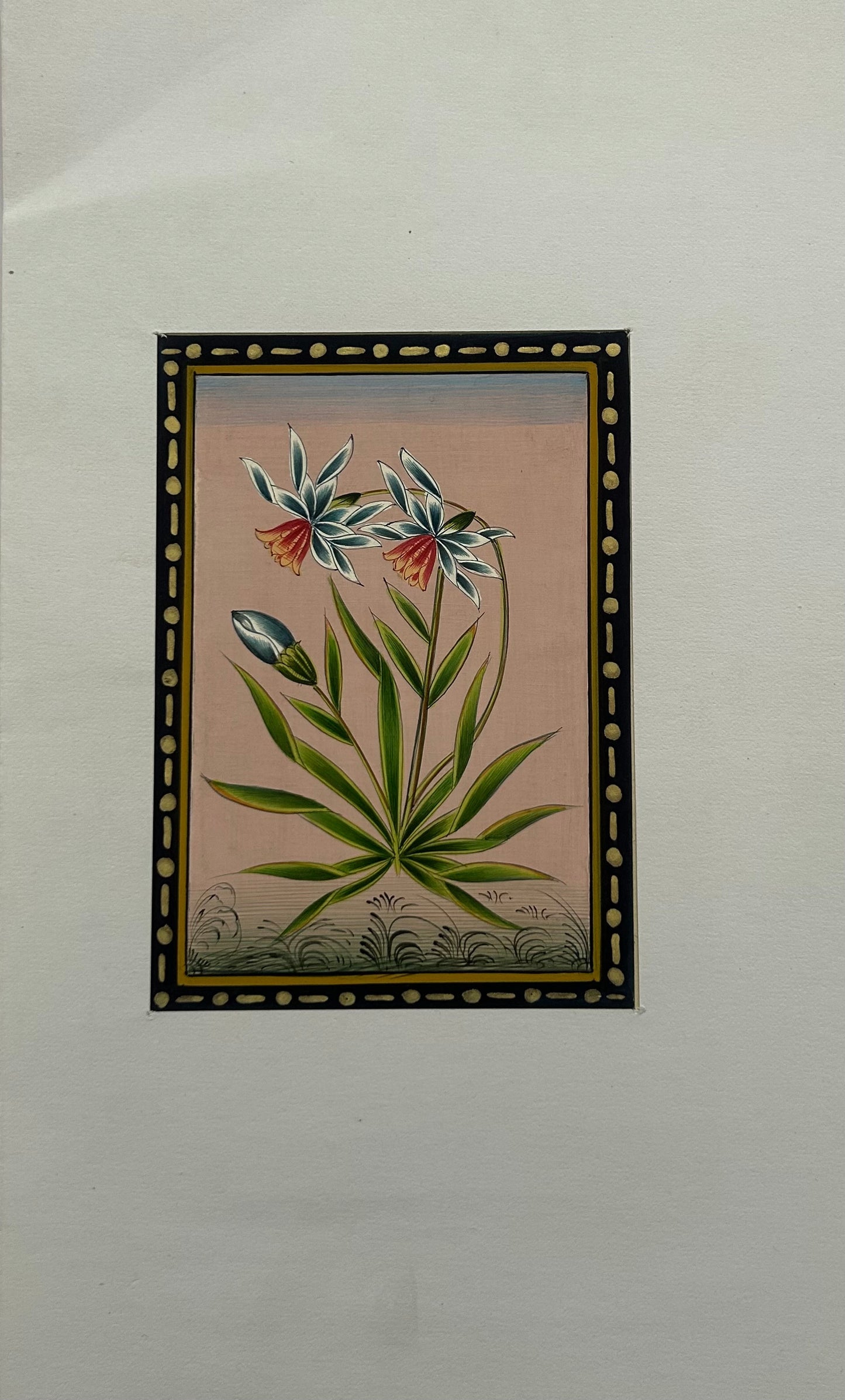 Hand-painted  Miniature flowers