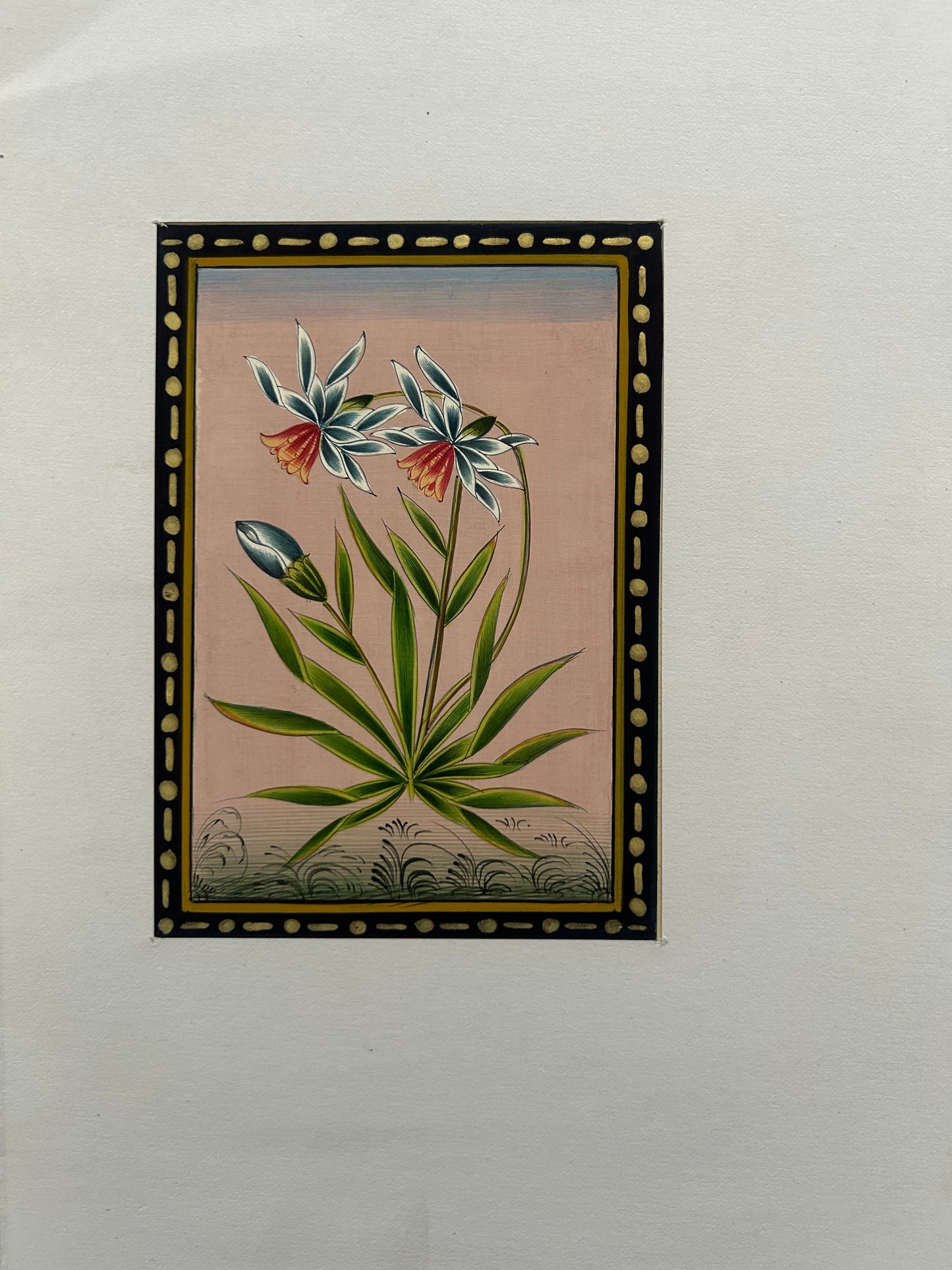 Hand-painted  Miniature flowers