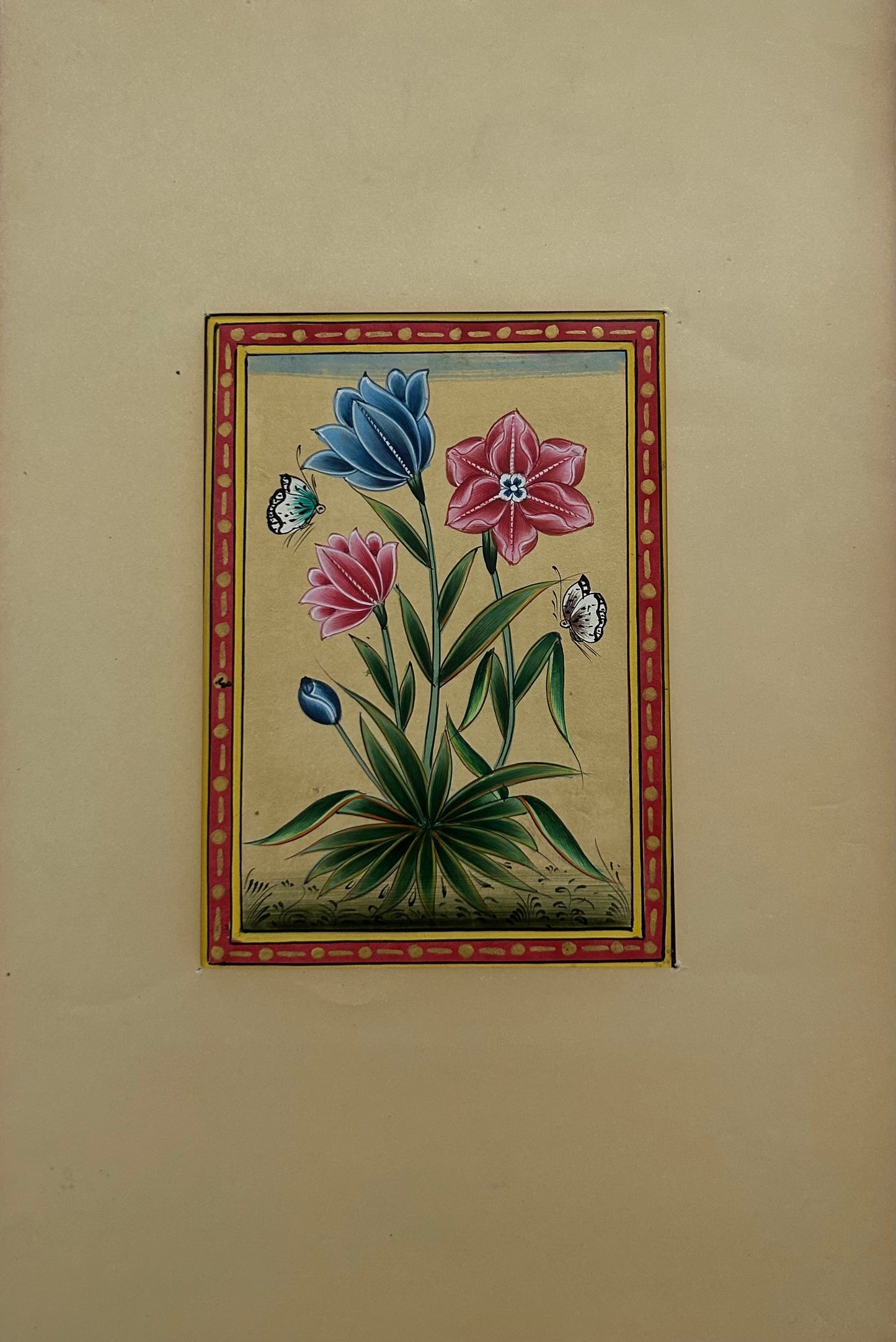 Hand-painted  Miniature flowers