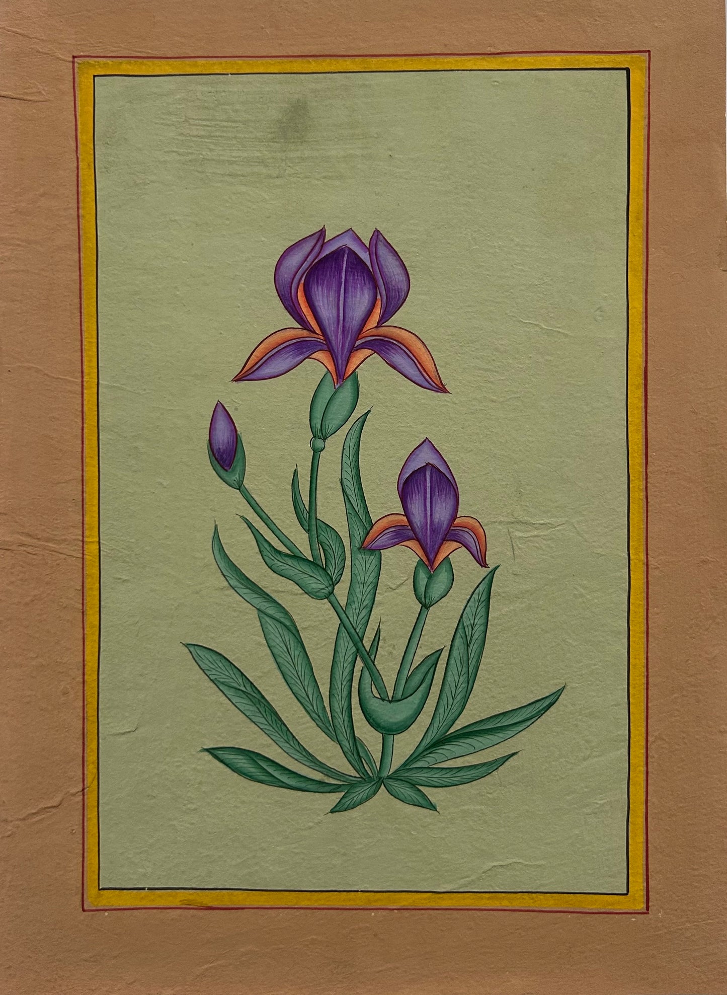 Hand-painted  Miniature flowers