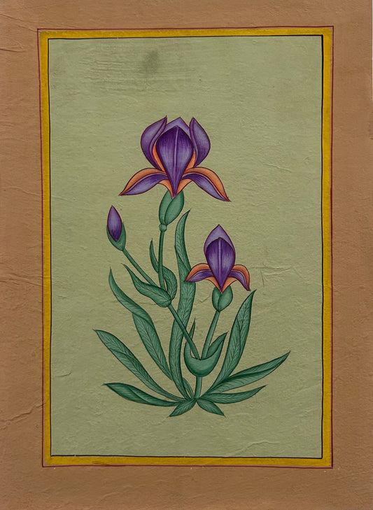 Hand-painted  Miniature flowers