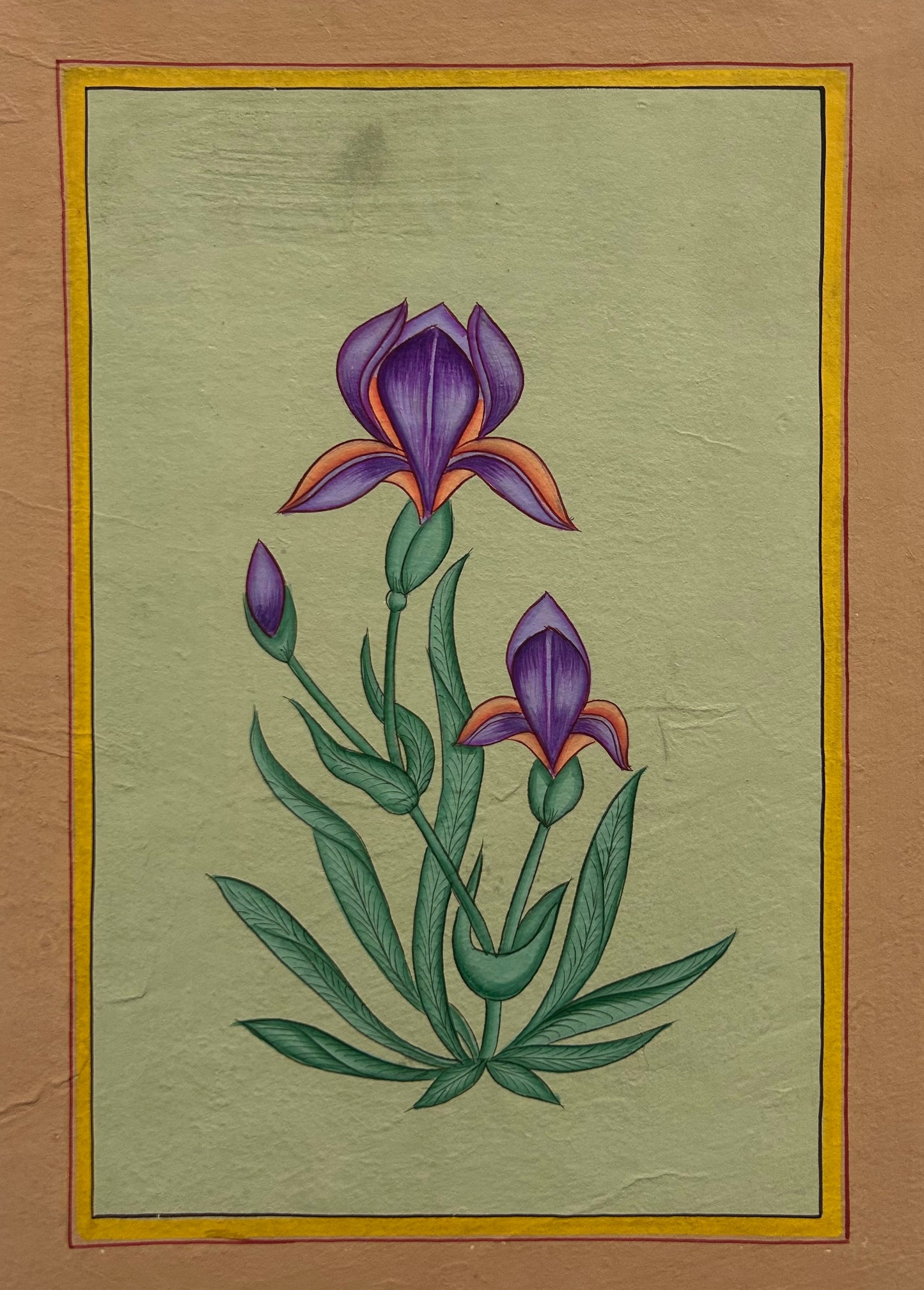 Hand-painted  Miniature flowers