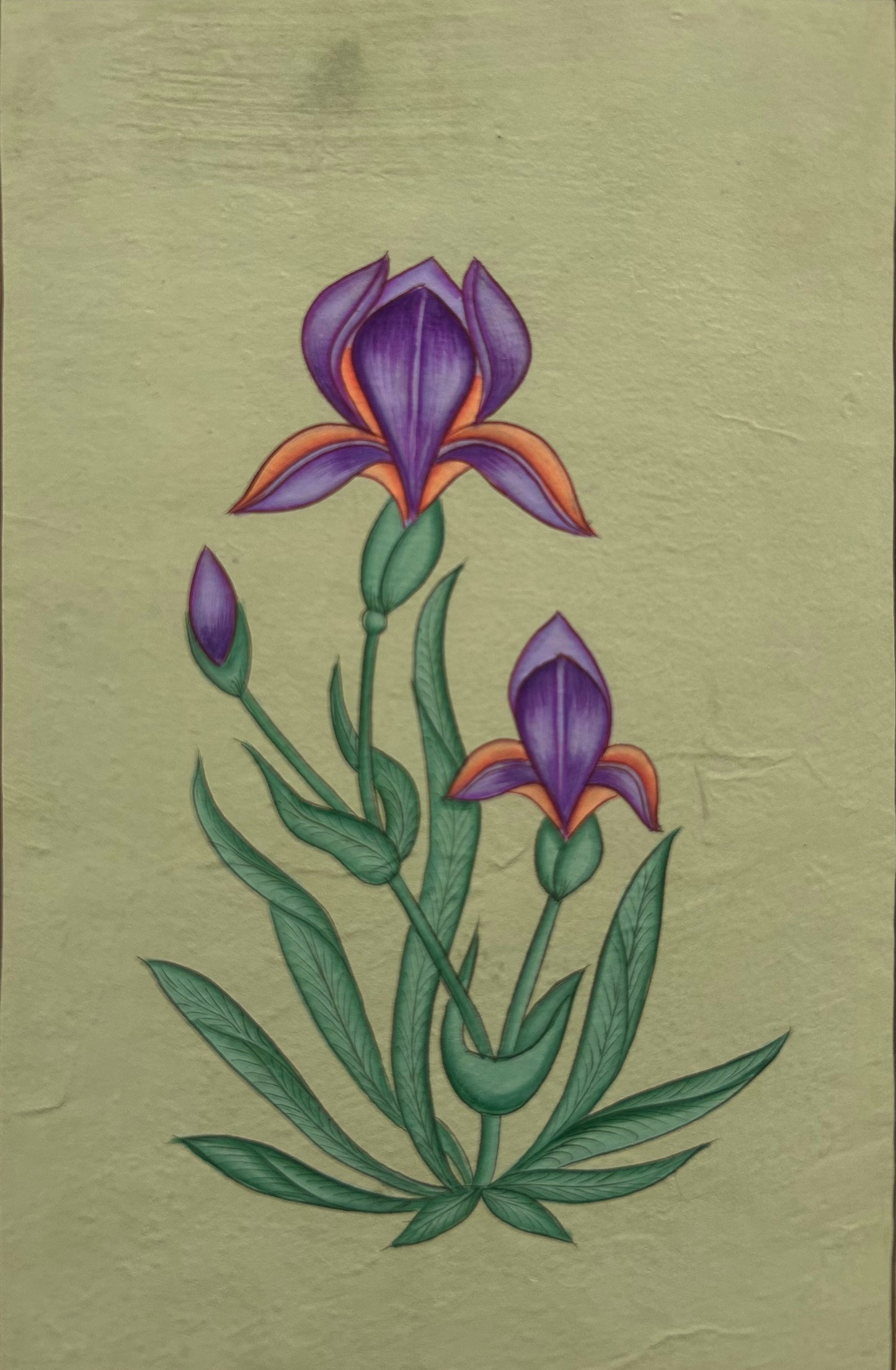 Hand-painted  Miniature flowers