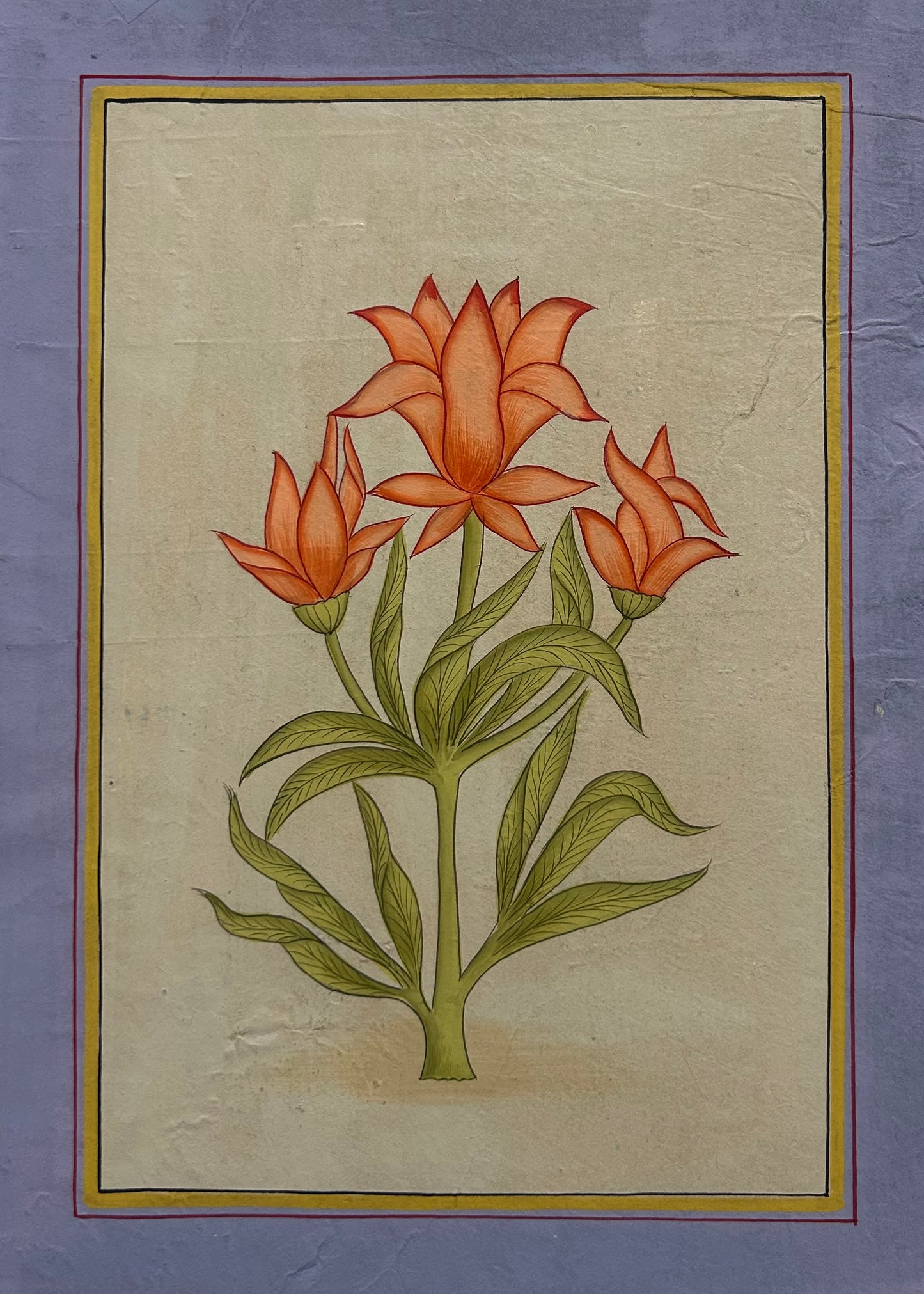 Hand-painted  Miniature flowers