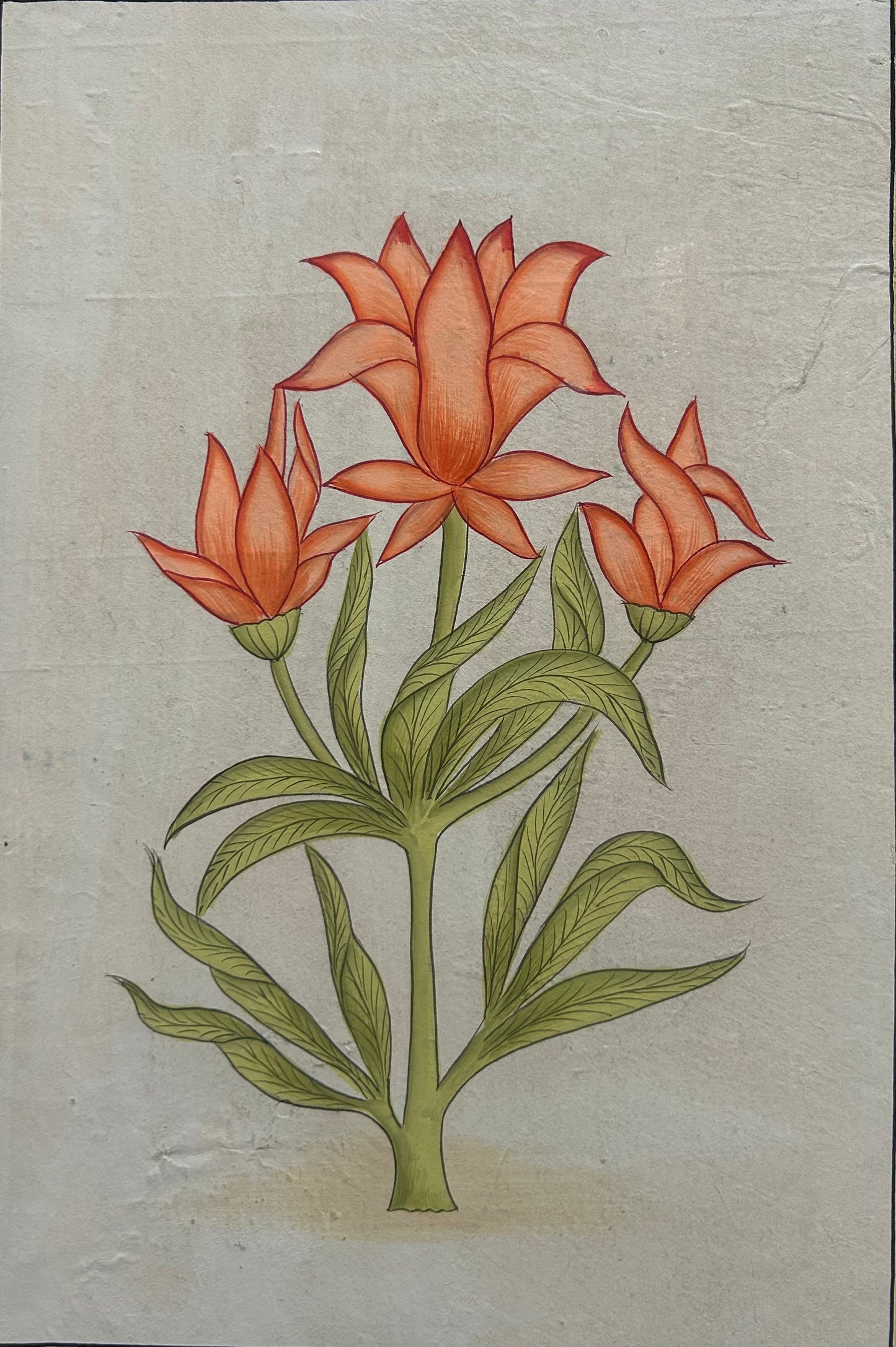 Hand-painted  Miniature flowers