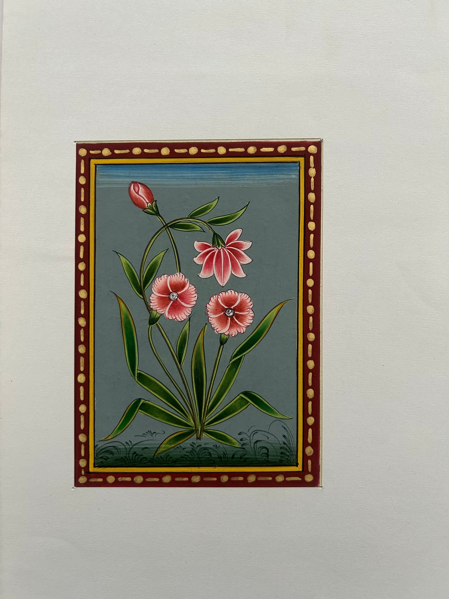 Hand-painted  Miniature flowers